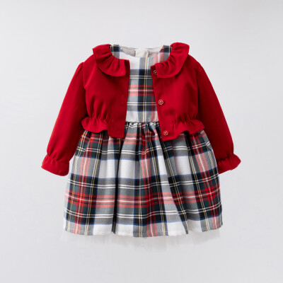 Wholesale Girls Dress with Jacket 9-24M Cumino 1014-CMN3571 - 1