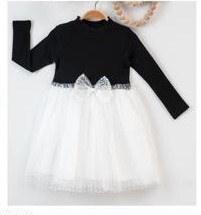 Wholesale Girls Dress with Tulle 2-5Y Eray Kids 1044-6161 - 2