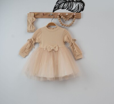 Wholesale Girls Dress with Tulle 2-5Y Eray Kids 1044-6181 - 1