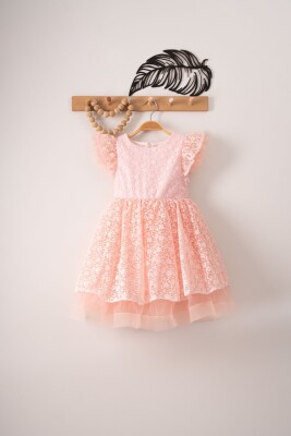 Wholesale Girls Dress with Tulle 3-6Y Eray Kids 1044-9319 - 4