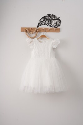 Wholesale Girls Dress with Tulle 5-8Y Eray Kids 1044-9290 - 1