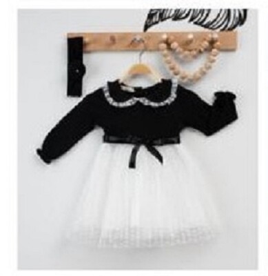 Wholesale Girls Dress with Tulle 6-18M Eray Kids 1044-6182 - Eray Kids (1)