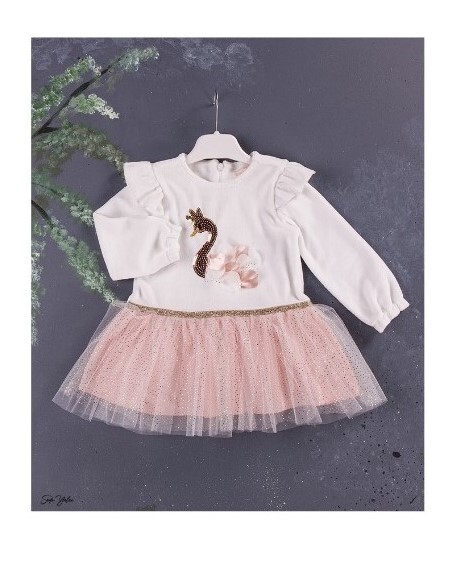 Wholesale Girls Dress with Tulle 9-24M BabyRose 1002-3920 - 4