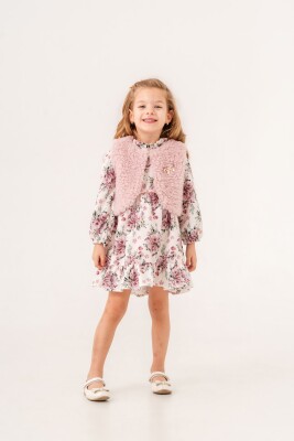 Wholesale Girls Dress with Vest 2-5Y Eray Kids 1044-6344 - 2