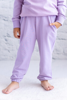 Wholesale Girl's Elasticated Sweatpants with Pocket Details 1-12Y Zeyland 1070-252Z4KES07 - Zeyland