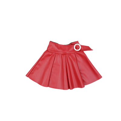 Wholesale Girls Faux Leather Skirt 4-12Y Panino 1077-22062 - 2