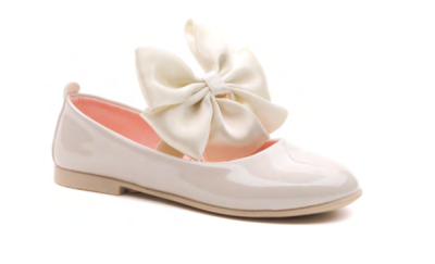 Wholesale Girls Flat Shoes 26-30EU Minican 1060-WTE-P-YONCA Экрю