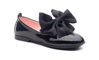 Wholesale Girls Flat Shoes 26-30EU Minican 1060-WTE-P-YONCA Чёрный 