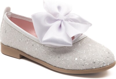 Wholesale Girls Flat Shoes 26-30EU Minican 1060-WTE-P-YONCA Кремовый цвет 