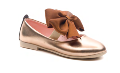 Wholesale Girls Flat Shoes with 31-35EU Minican 1060-WTE-F-YONCA Brown