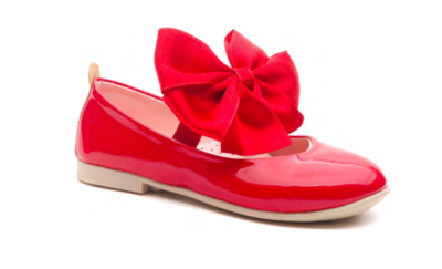 Wholesale Girls Flat Shoes with 31-35EU Minican 1060-WTE-F-YONCA Red