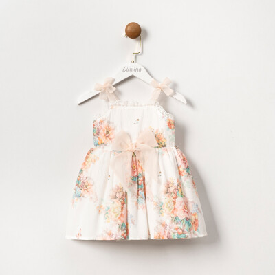 Wholesale Girls Flowery Dress 2-5Y Cumino 1014-CMN3534 - Cumino (1)