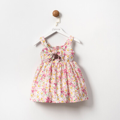Wholesale Girls Halter Dress 2-5Y Cumino 1014-CMN3503 Розовый 