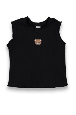 Wholesale Girls Halter T-shirt 2-5Y Tuffy 1099-1954 Black