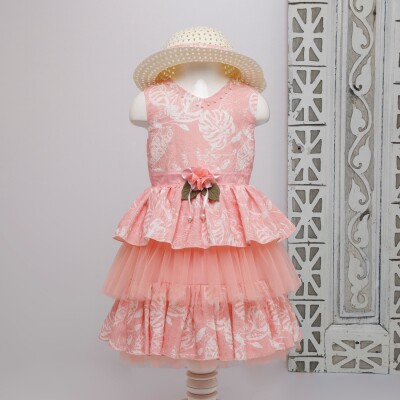 Wholesale Girls Hat Dress 3-6Y Bombili 1004-6412 - Bombili (1)