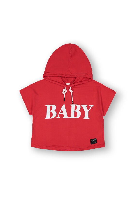 Wholesale Girls Hoodie T-shirt 10-13Y Tuffy 1099-9161 - 1