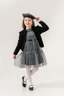 Wholesale Girl's Knitwear Jacket and Hat Dress 2-5Y Gocoland 2008-5770 - Gocoland