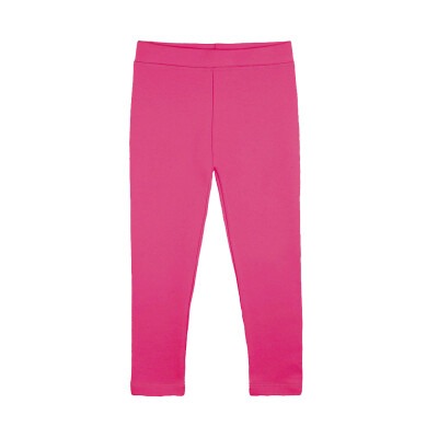 Wholesale Girls Leggings with Elastic 1-4Y Lilax 1049-7170 Pink