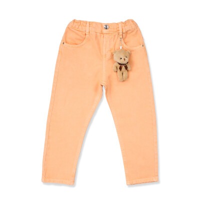Wholesale Girls Mom Jean Pants with Colourful 7-11Y Tilly 1009-3217 - 10