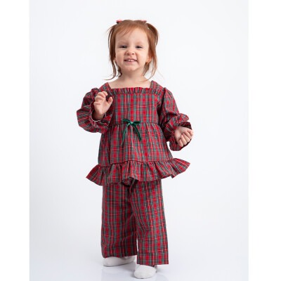 Wholesale Girls Pajamas Set 2-11Y KidsRoom 1031-5663 - 1