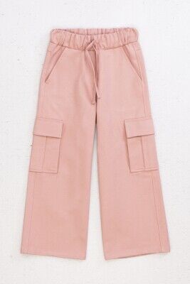 Wholesale Girls Linen Pants 4-8Y DMB Boys&Girls 1081-0206 Blanced Almond