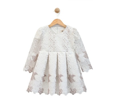 Wholesale Girls Party Dress 2-5Y Lilax 1049-6224 - 1