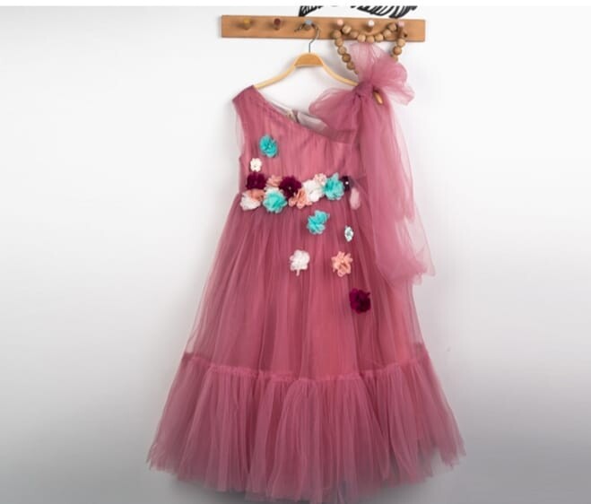 Wholesale Girls Partywear Dress 6-9Y Eray Kids 1044-9295 - 5