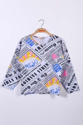 Wholesale Girls Patterned Long Sleeve T-Shirt 4-12Y Zeyland 1070-221Z2LPY64 - Zeyland (1)