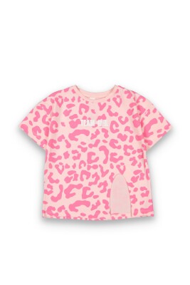 Wholesale Girls Patterned T-Shirt 6-9Y Tuffy 1099-9110 - 2