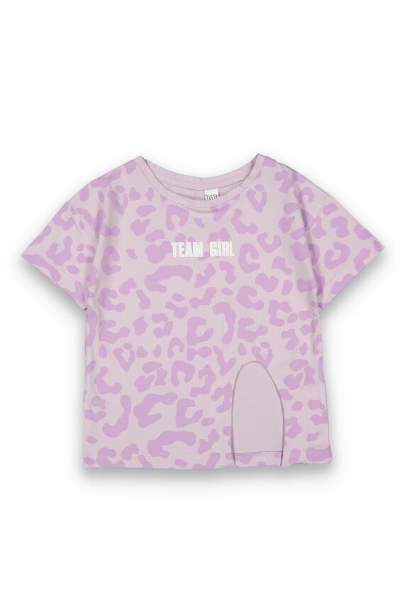 Wholesale Girls Patterned T-Shirt 6-9Y Tuffy 1099-9110 - 4