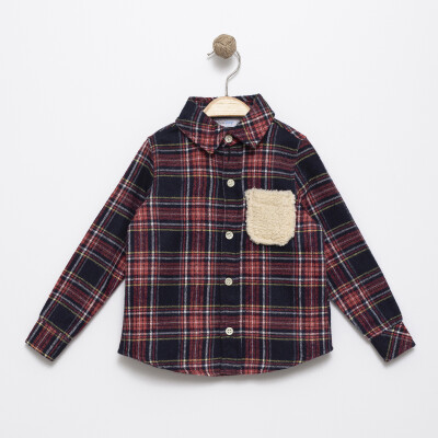 Wholesale Girl's Plaid Shirt 2-5Y Timo 1018-T5EDÜ044251542 - Timo (1)