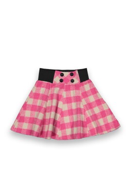 Wholesale Girls Plaid Skirt 4-12Y Panino 1077-22061 Пурпурный 