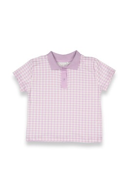 Wholesale Girls Plaid T-shirt 6-9Y Tuffy 1099-9100 - 1