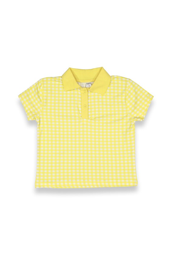 Wholesale Girls Plaid T-shirt 6-9Y Tuffy 1099-9100 - 2