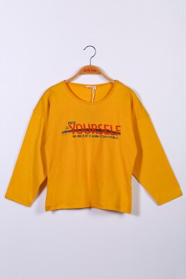 Wholesale Girls Printed Long Sleeve T-Shirt 4-12Y Zeyland 1070-221Z2LPY65 - 2