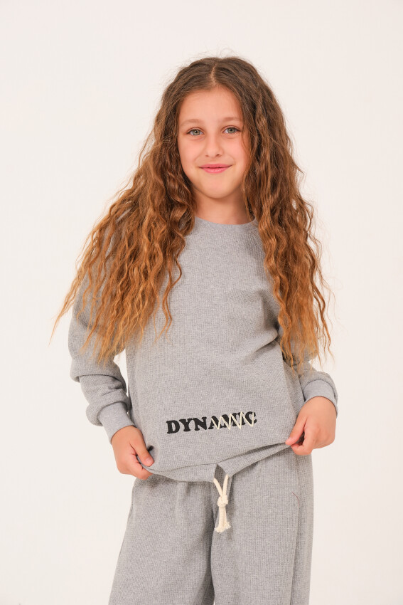 Wholesale Girls Printed Sweatshirt 8-15Y Jazziee 2051-252J4MTG61 - 2