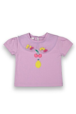 Wholesale Girls Printed T-shirt 2-5Y Tuffy 1099-9053 - Tuffy (1)