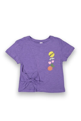 Wholesale Girls Printed T-shirt 6-9Y Tuffy 1099-9108 - 2