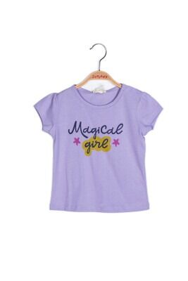 Wholesale Girls Printed Tshirt 1-12Y Zeyland 1070-231Z4MRS52 - Zeyland