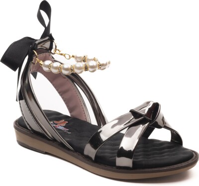 Wholesale Girls Sandals 26-30EU Minican 1060-WTE-P-INCILI Platinum