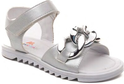 Wholesale Girls Sandals 31-35EU Minican 1060-Z-F-083 Silver