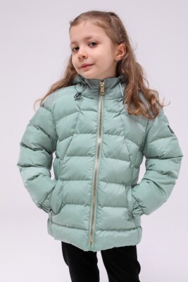 Wholesale Girl's Seasonal Coat 4-14Y Benitto Kids 2007-51295 Green