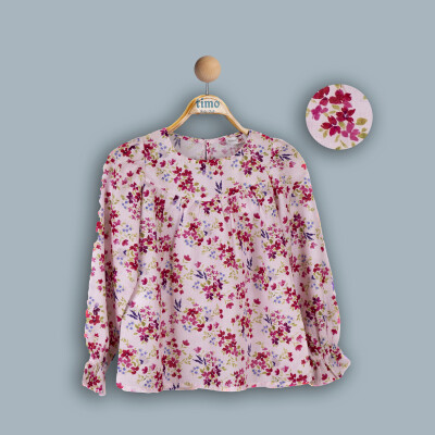 Wholesale Girls Shirt 10-13Y Timo 1018-TK4DÜ202242614 Blanced Almond