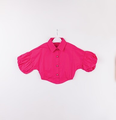 Wholesale Girls Shirt 7-10Y Büşra Bebe 1016-24124 Пурпурный 