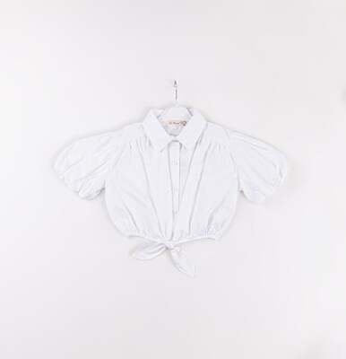 Wholesale Girls Shirts 11-14Y Büşra Bebe 1016-24151 Белый 
