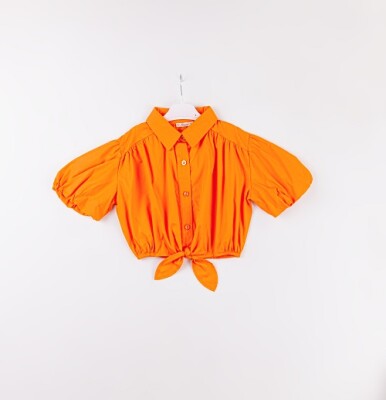 Wholesale Girls Shirts 11-14Y Büşra Bebe 1016-24151 Оранжевый 