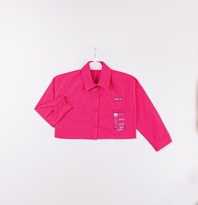 Wholesale Girls Shirts 7-10Y Büşra Bebe 1016-24101 Пурпурный 
