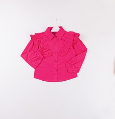 Wholesale Girls Shirts 7-10Y Büşra Bebe 1016-24102 Пурпурный 