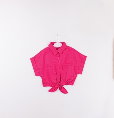 Wholesale Girls Shirts 7-10Y Büşra Bebe 1016-24114 Пурпурный 