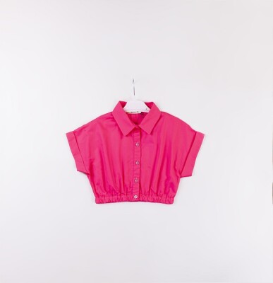 Wholesale Girls Shirts 7-10Y Büşra Bebe 1016-24125 Пурпурный 